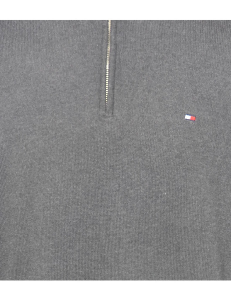 Tommy Hilfiger Quarter Zip Jumper - XL