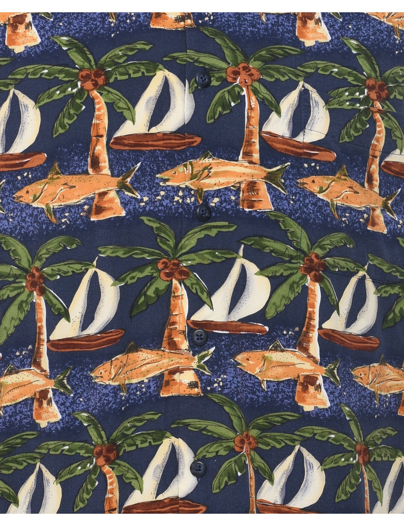 Tropical Hawaiian Shirt - L