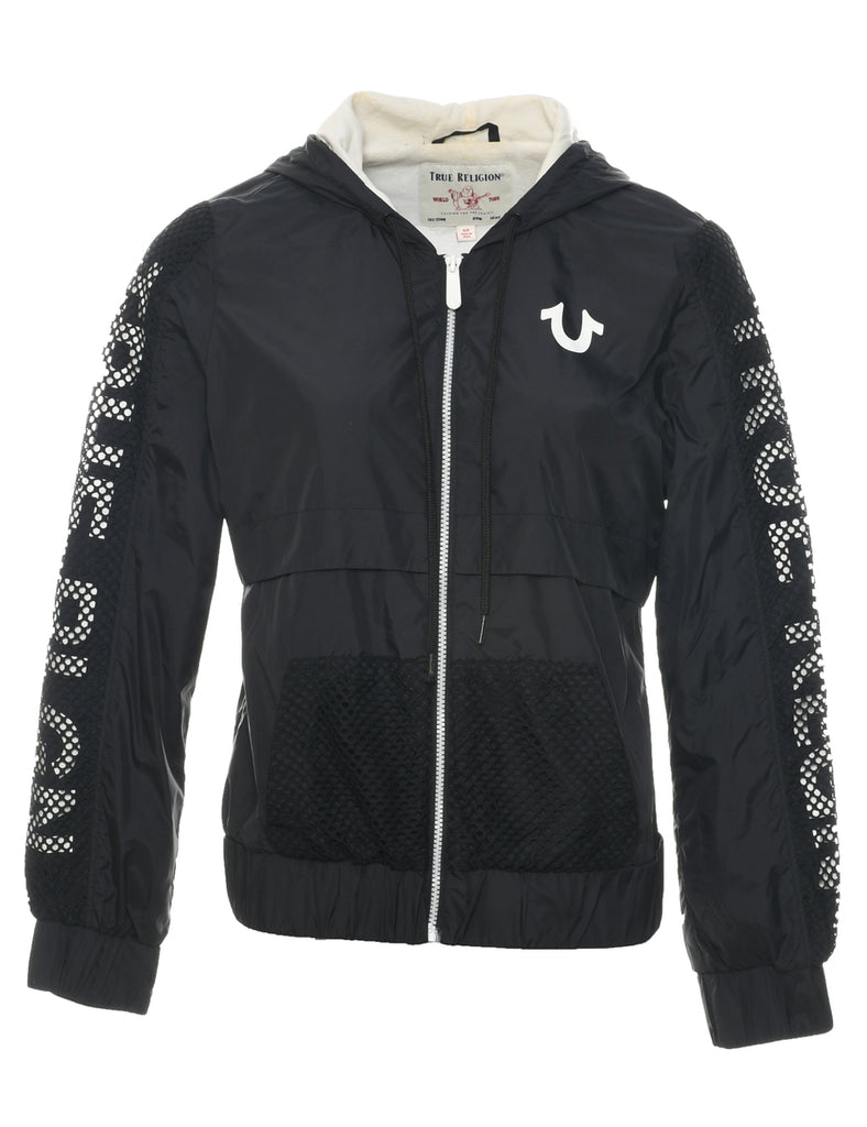 True Religion Black Nylon Jacket - S