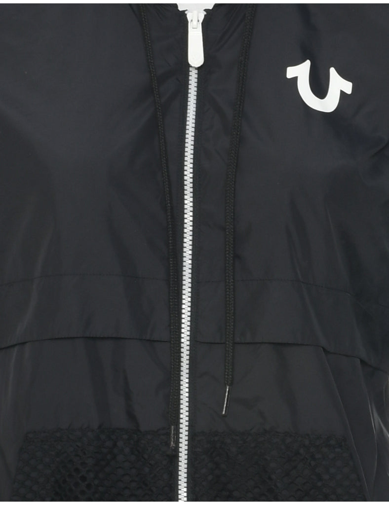 True Religion Black Nylon Jacket - S
