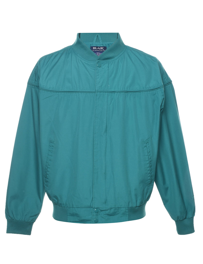 Turquoise Bomber Jacket - L