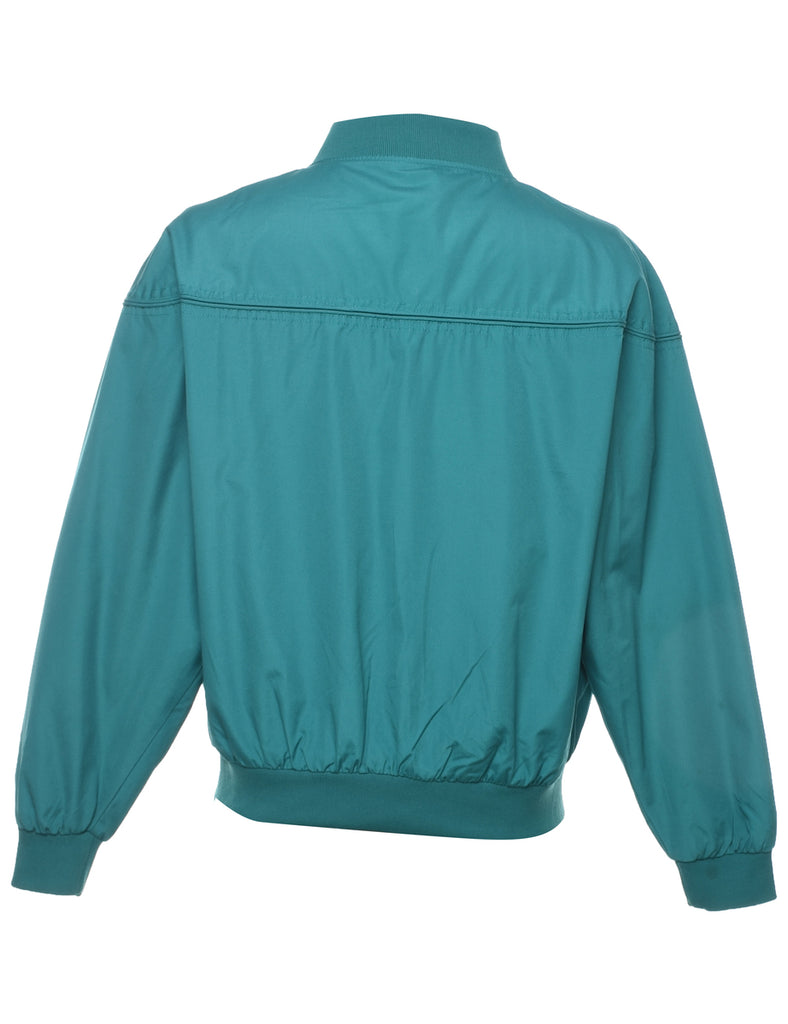 Turquoise Bomber Jacket - L