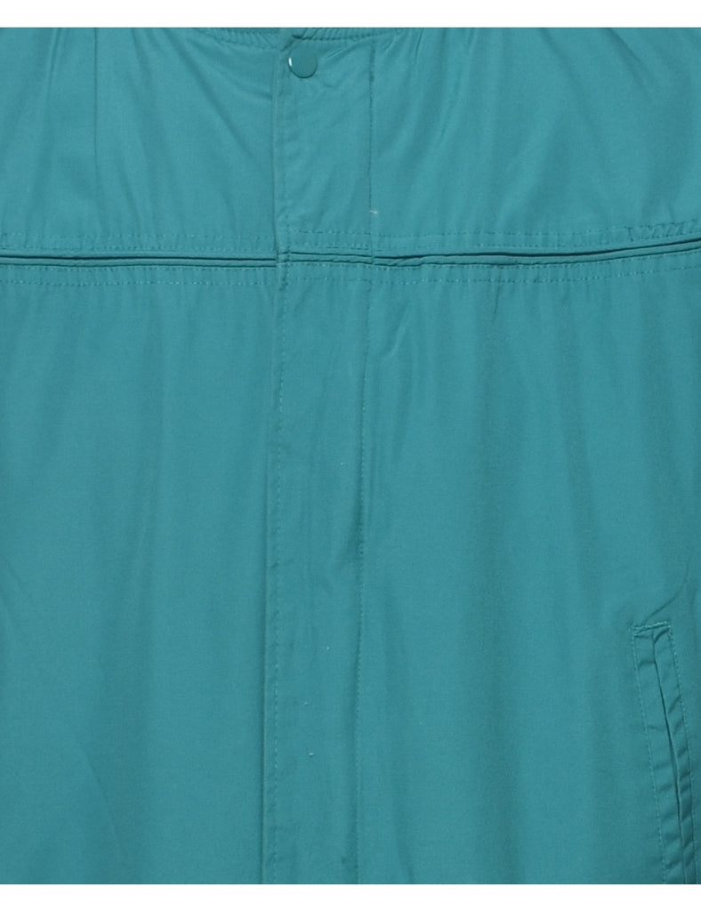 Turquoise Bomber Jacket - L