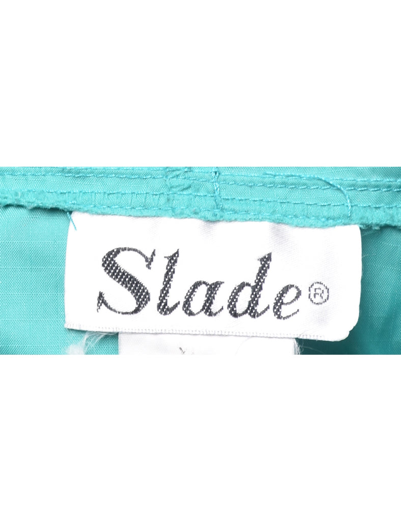 Turquoise Nylon Jacket - XL