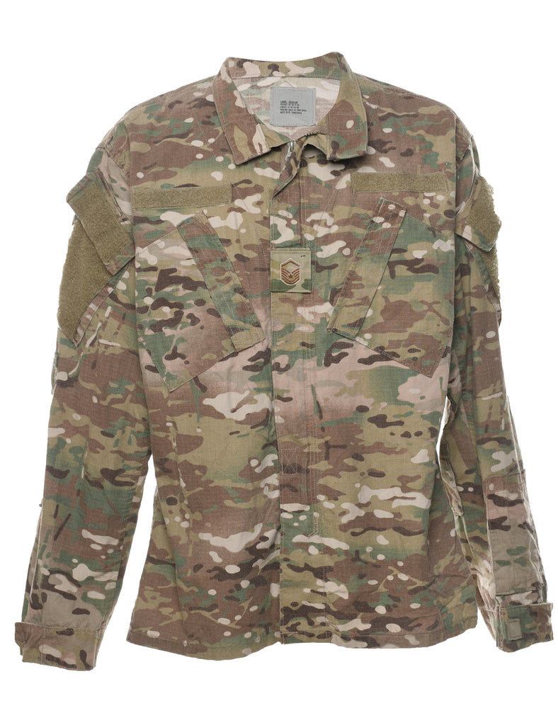 U.S Military Wind Resistant Poplin Jacket - L