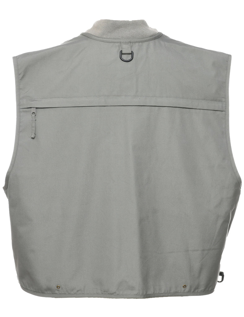 Utilitarian Beige Waistcoat - L