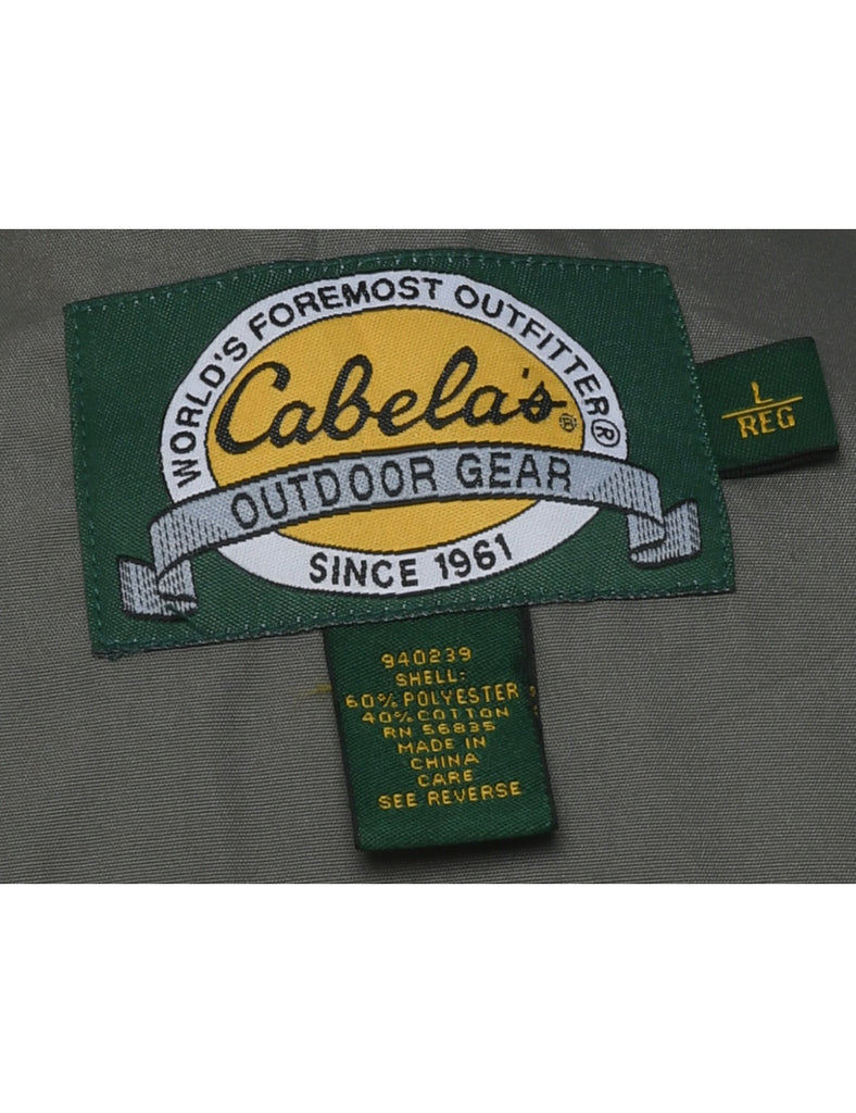 Utilitarian Beige Waistcoat - L