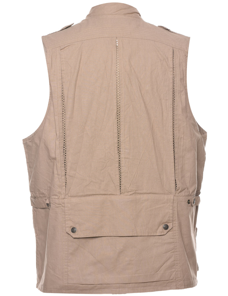 Utilitarian Tan Waistcoat - M