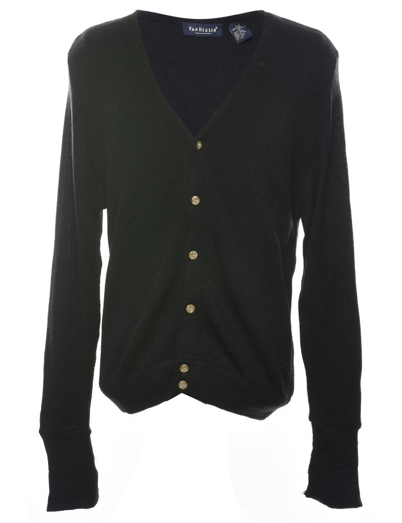 Van Heusen Black Cardigan - L