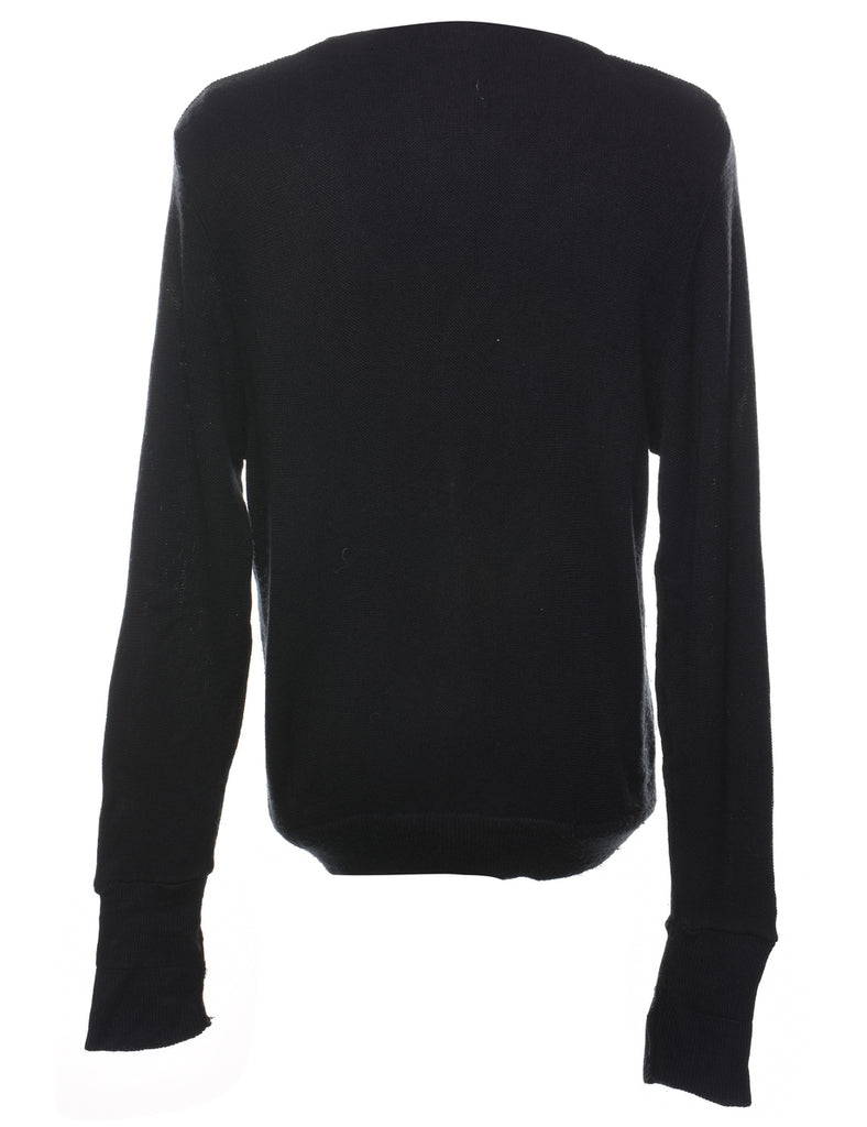 Van Heusen Black Cardigan - L