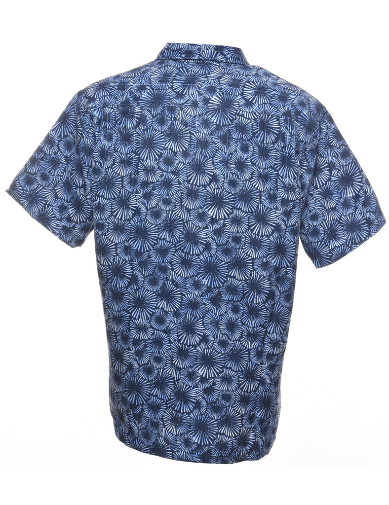 Van Heusen Blue Floral Shirt - XL