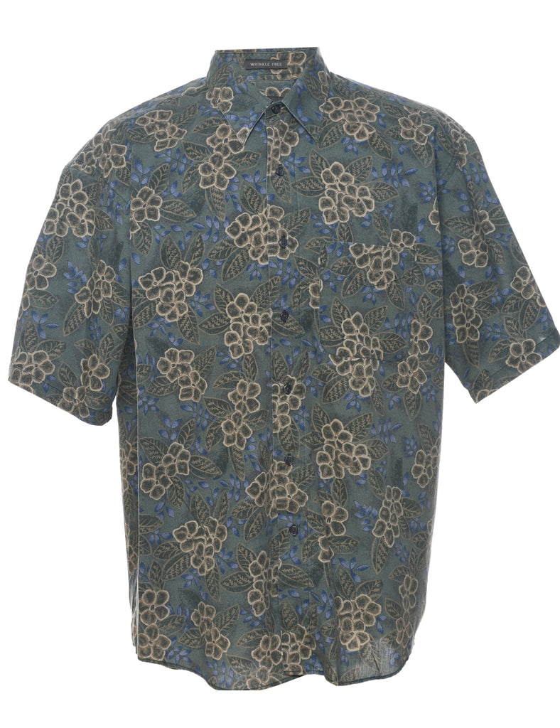 Van Heusen Hawaiian Shirt - L