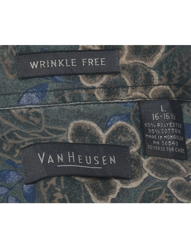 Van Heusen Hawaiian Shirt - L