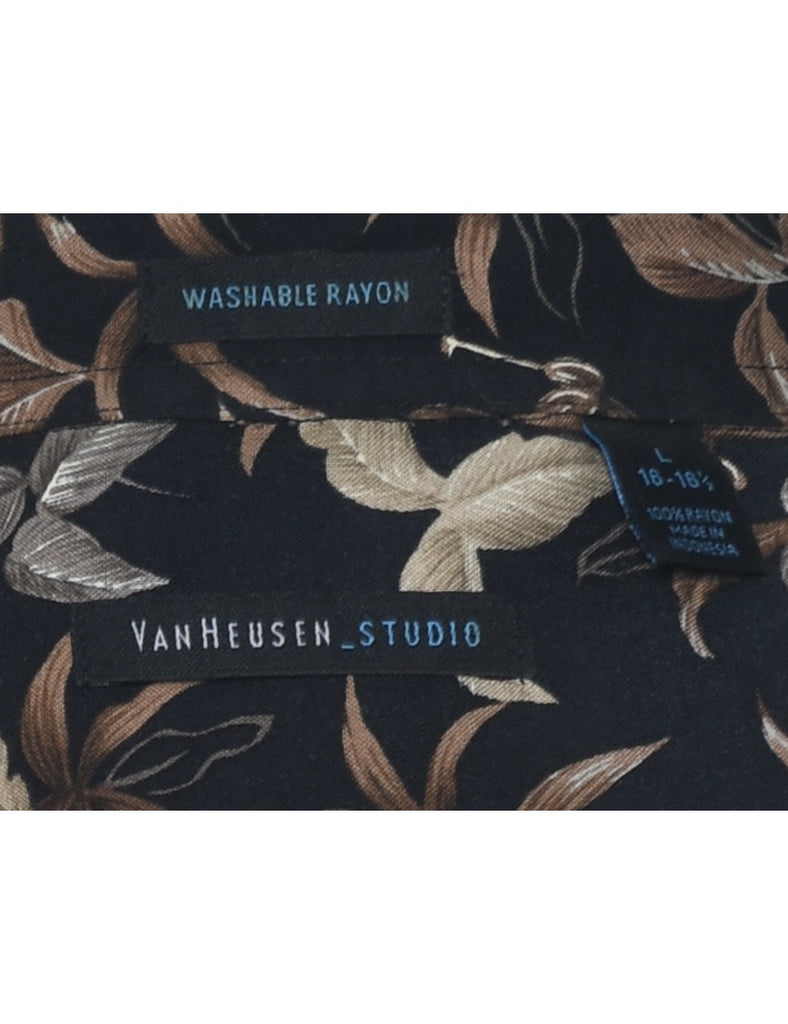 Van Heusen Hawaiian Shirt - L