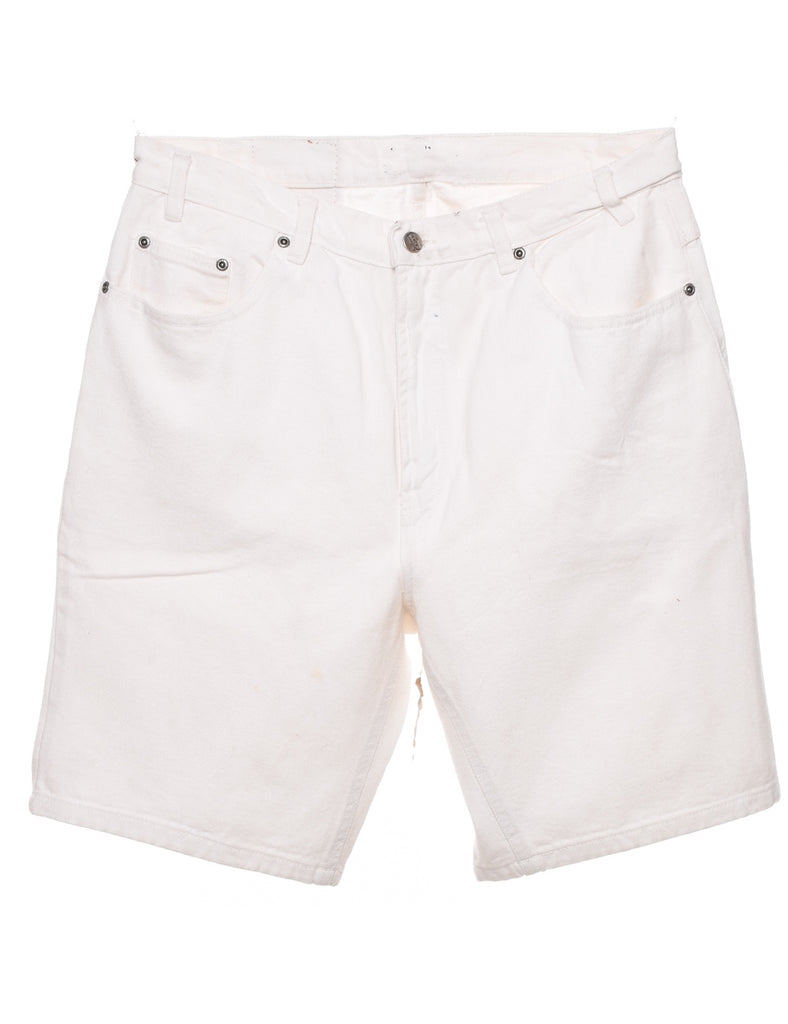 White Denim Shorts - W32 L12