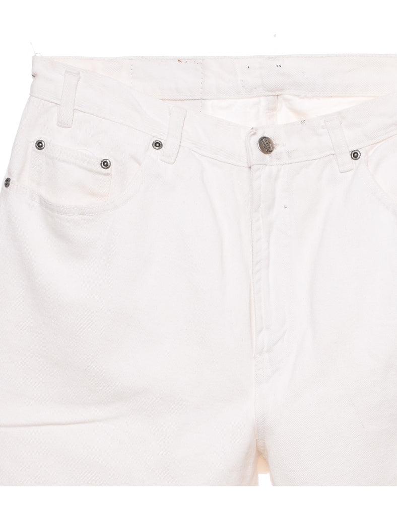 White Denim Shorts - W32 L12