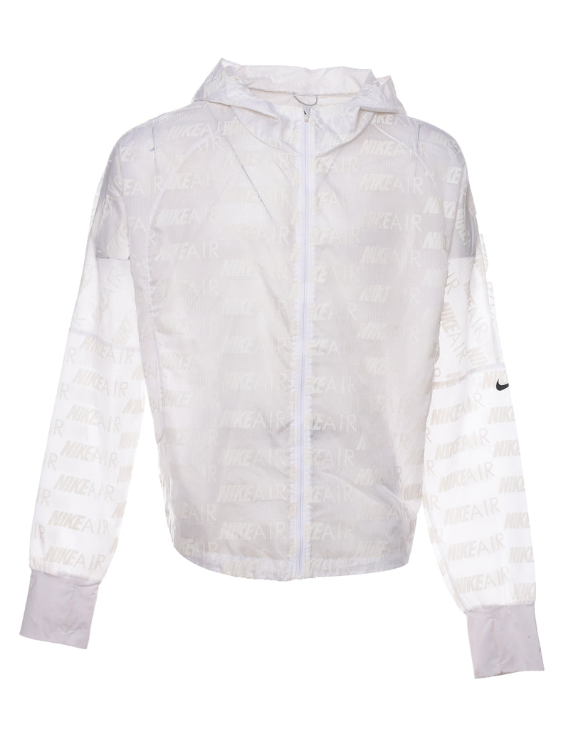 White Hooded Jacket - XXL