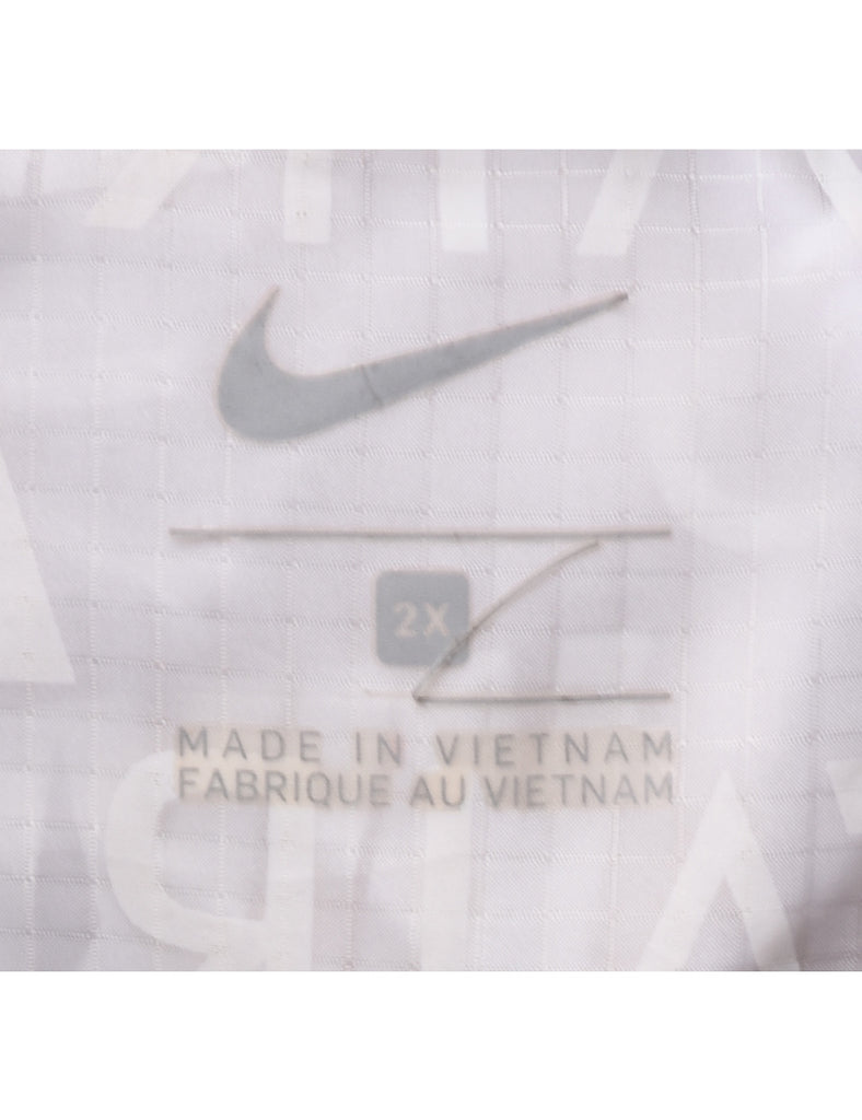 White Hooded Jacket - XXL