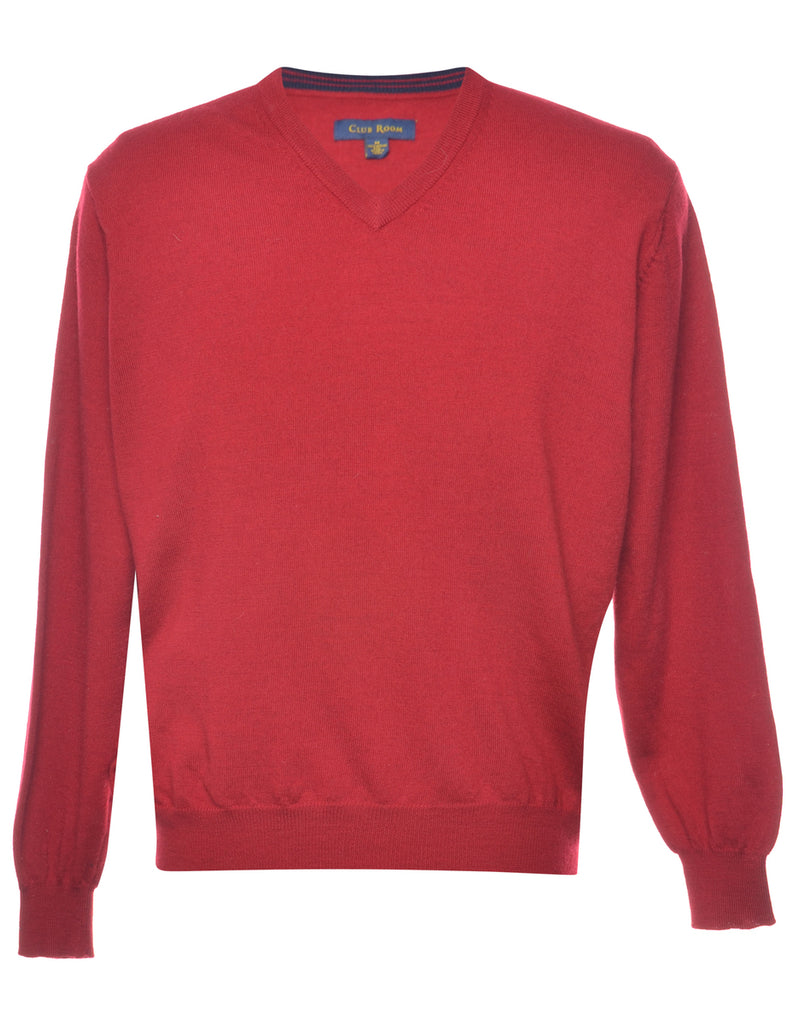 Wool Long Sleeved Jumper - M