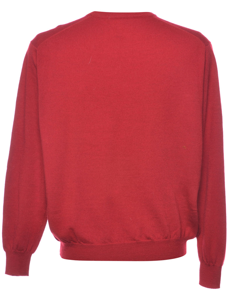 Wool Long Sleeved Jumper - M