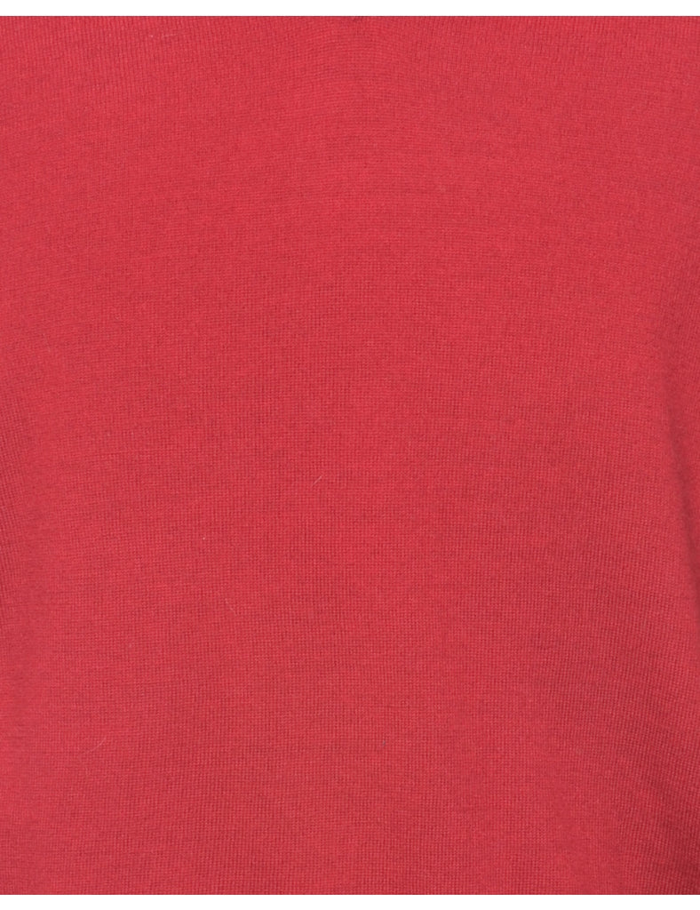 Wool Long Sleeved Jumper - M