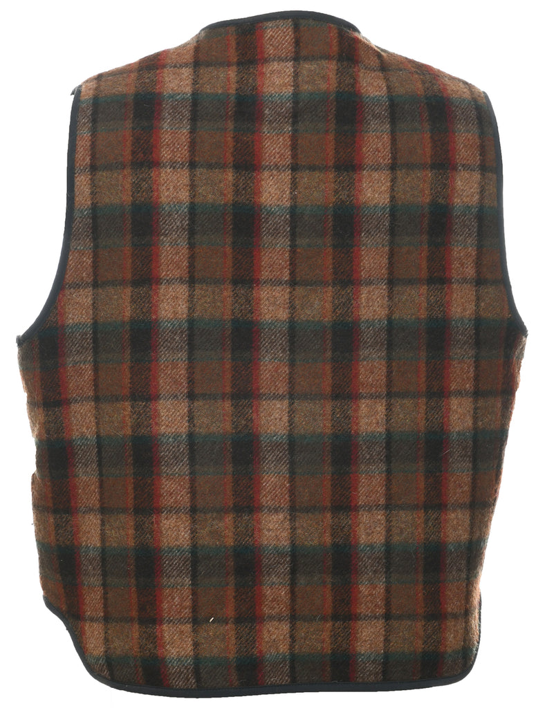 Woolrich Checked Waistcoat - L