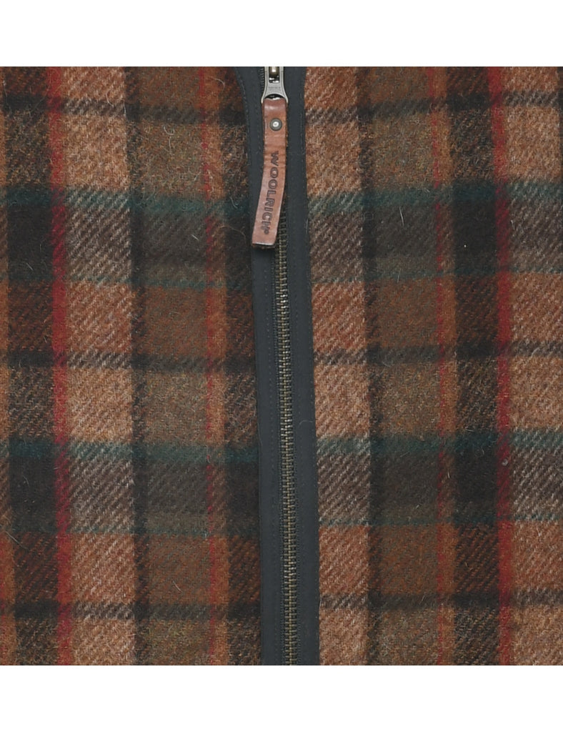 Woolrich Checked Waistcoat - L