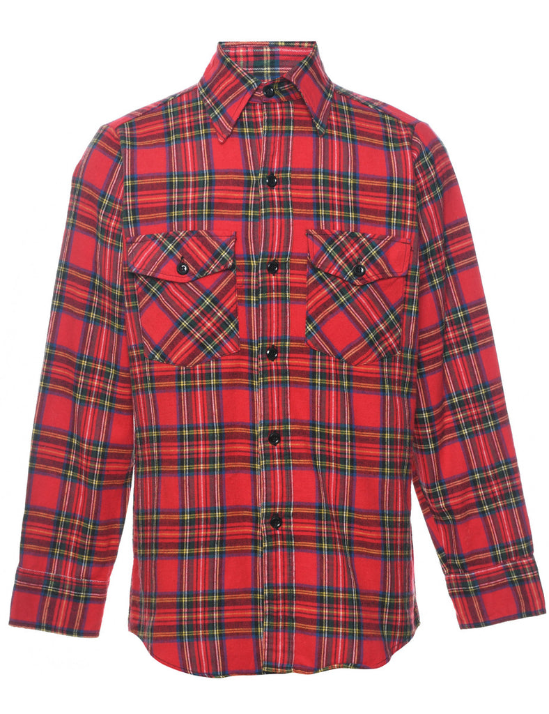 Woolrich Red Classic Checked Shirt - S