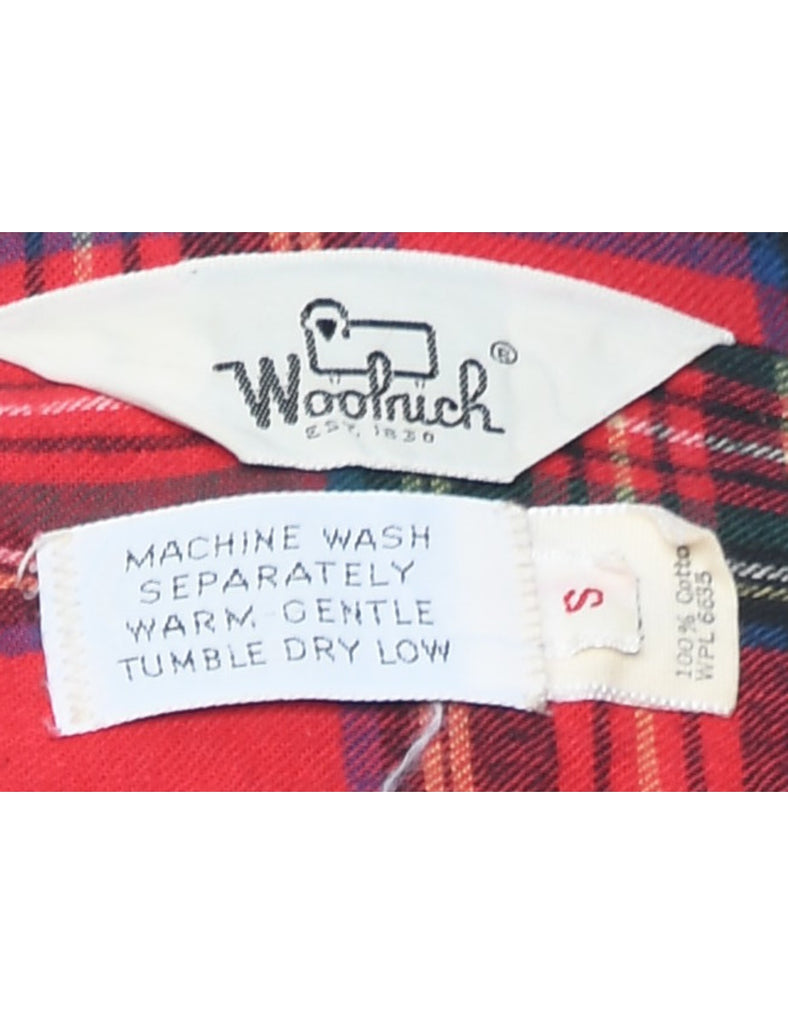 Woolrich Red Classic Checked Shirt - S