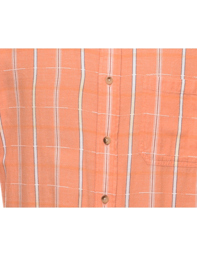 Wooolrich Orange Checked Shirt - XL