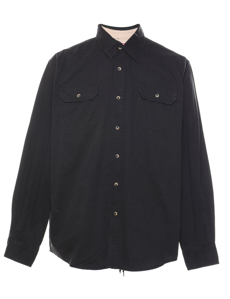 Wrangler Black Denim Shirt - L