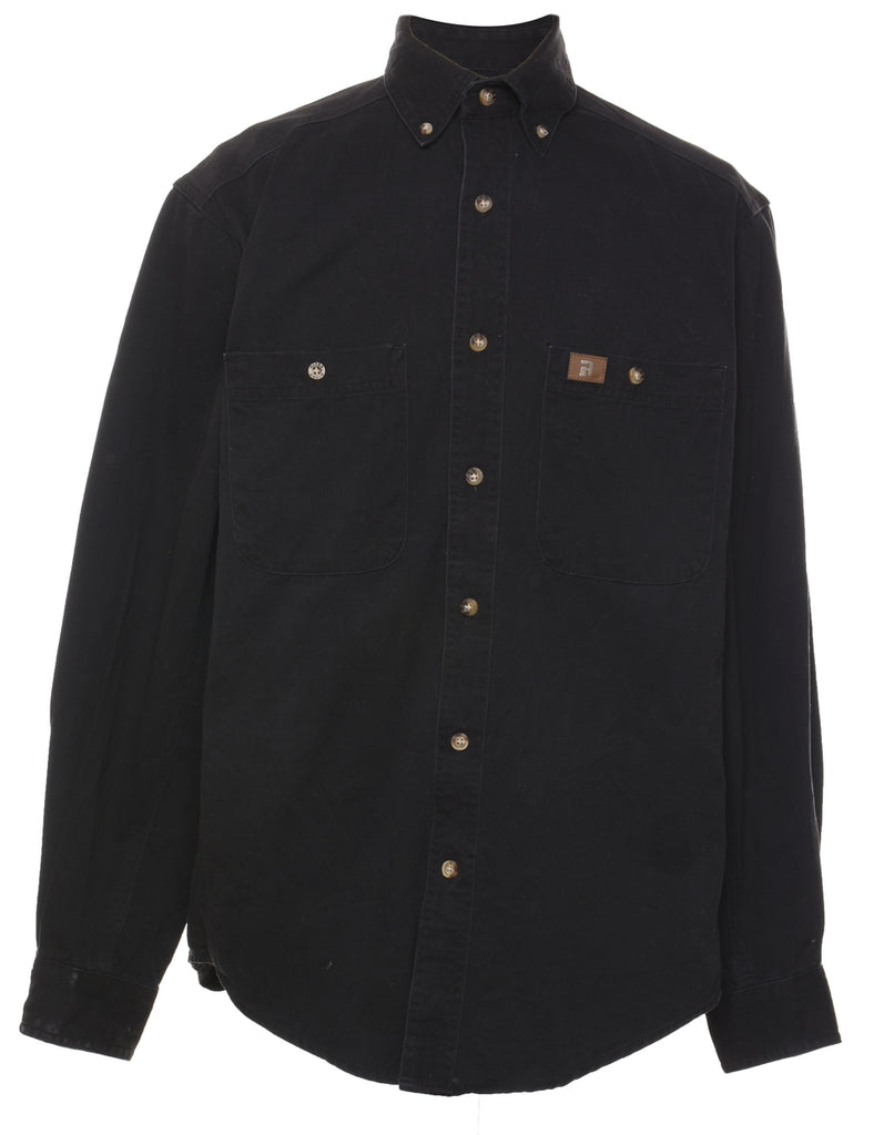 Wrangler Black Denim Shirt - M