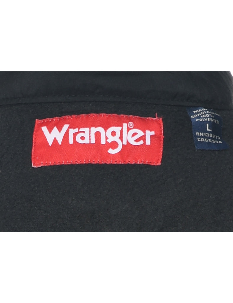 Wrangler Black Flannel Shirt  - L