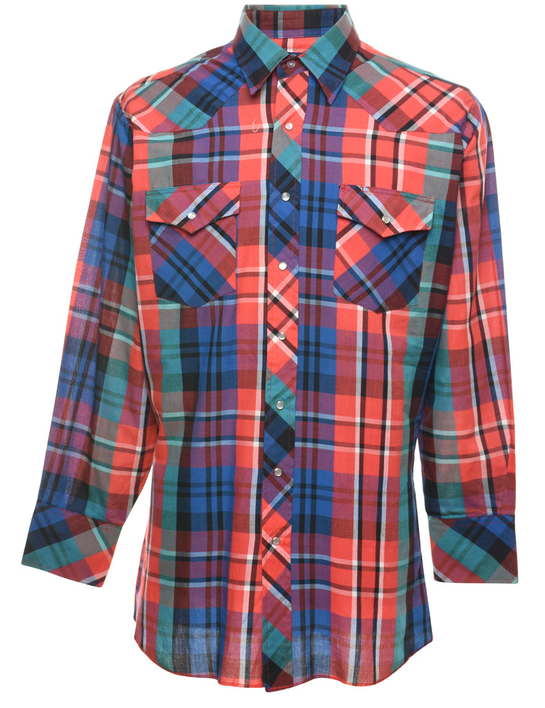 Wrangler Checked Multi-Colour Shirt - L