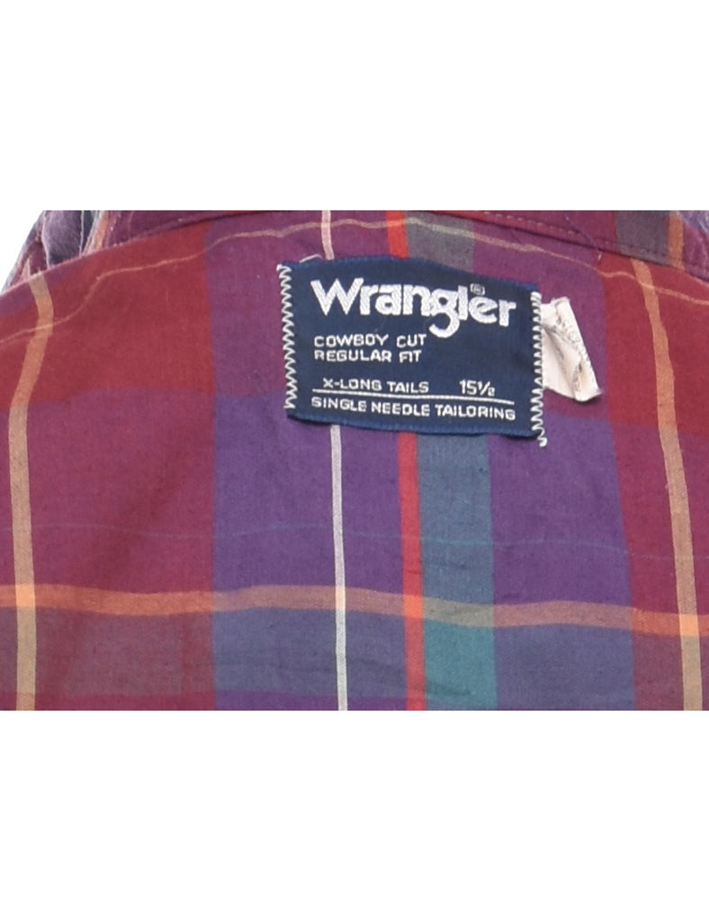 Wrangler Checked Shirt - L