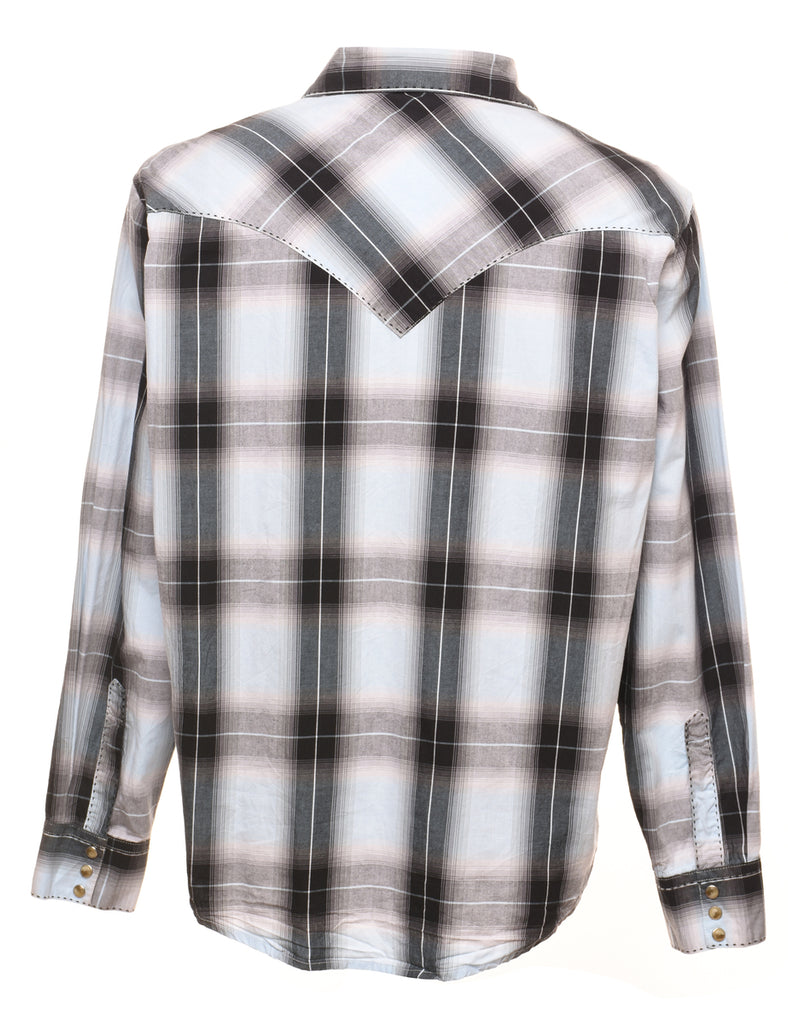 Wrangler Checked Western Shirt - L