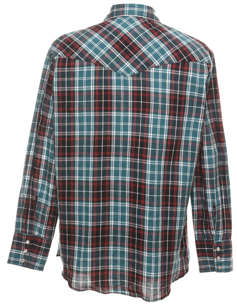 Wrangler Checked Western Shirt - M