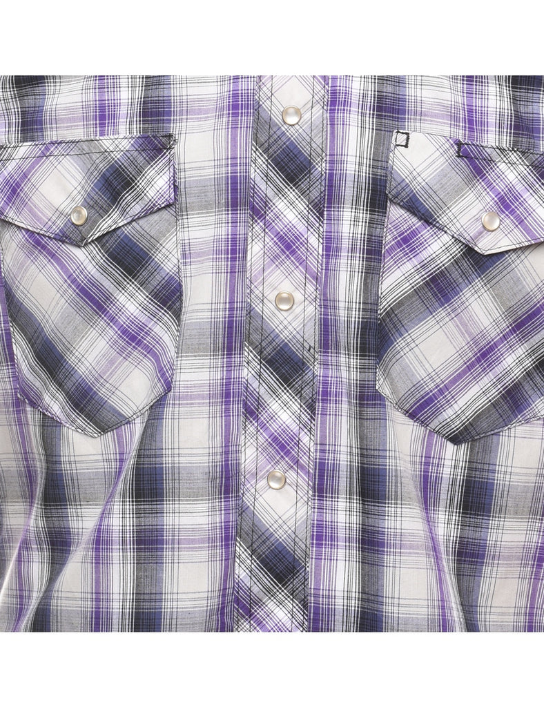 Wrangler Checked Western Shirt - S