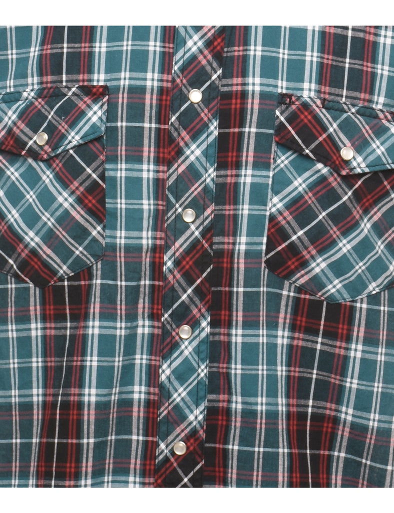 Wrangler Checked Western Shirt - M