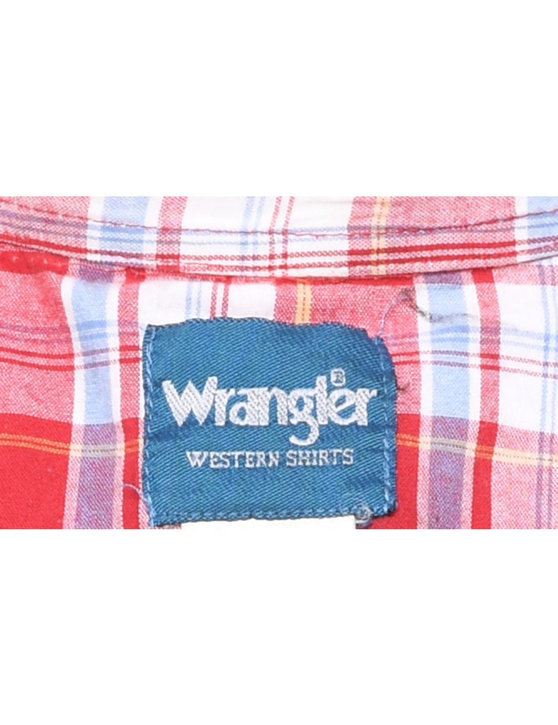 Wrangler Checked Western Shirt - M