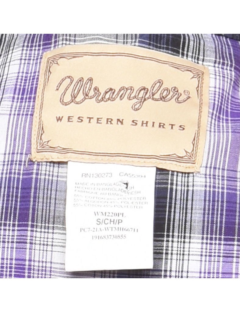 Wrangler Checked Western Shirt - S