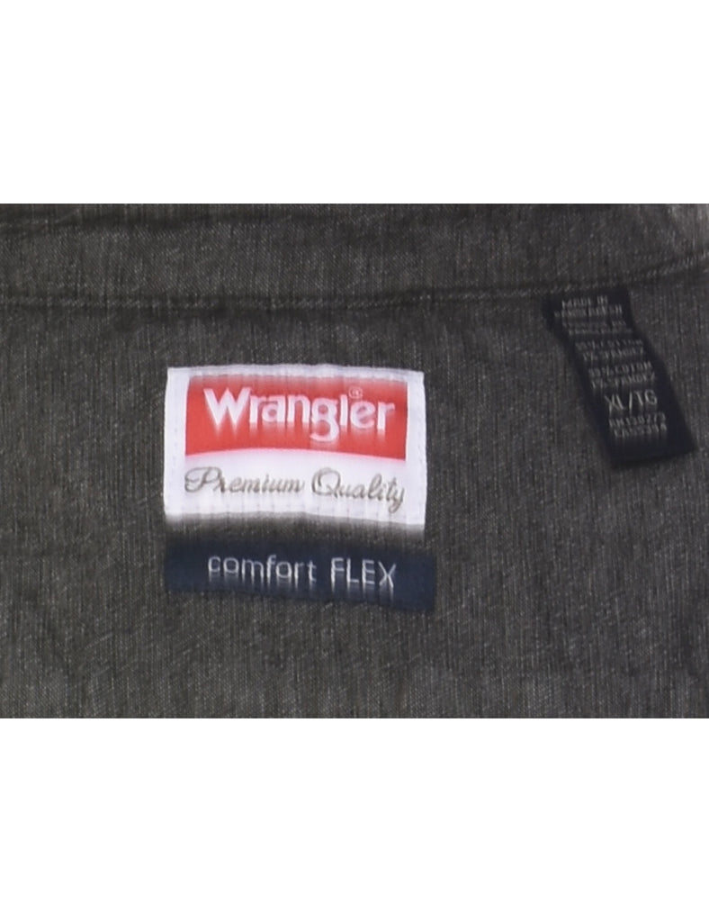 Wrangler Dark Grey Denim Shirt - XL