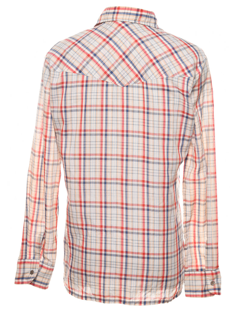 Wrangler Multi-colour Checked Western Shirt - L