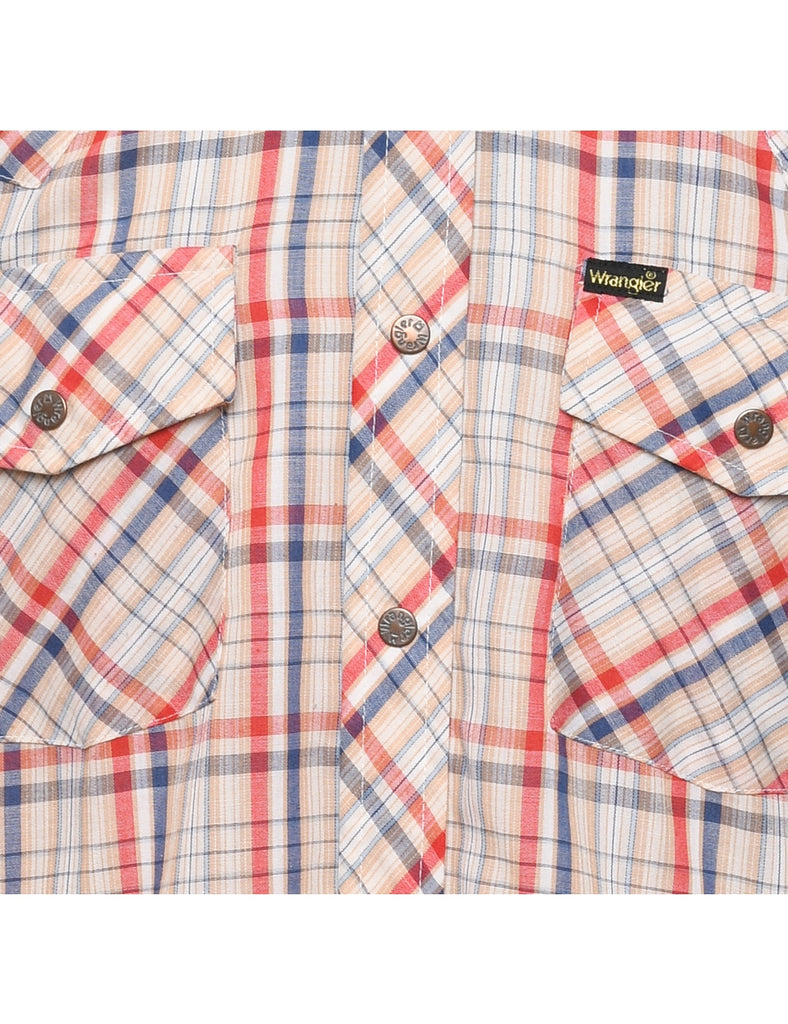 Wrangler Multi-colour Checked Western Shirt - L