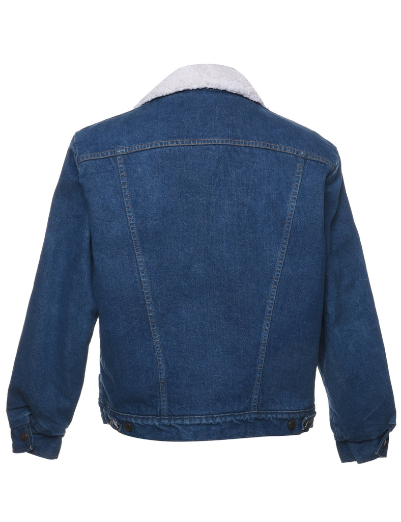 Wrangler Shearling Denim Jacket - M