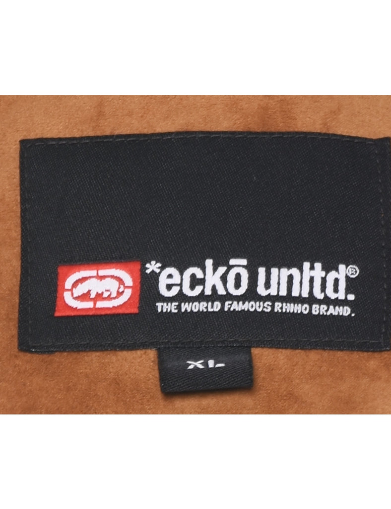 Y2K Quilted Bomber Jacket - XL