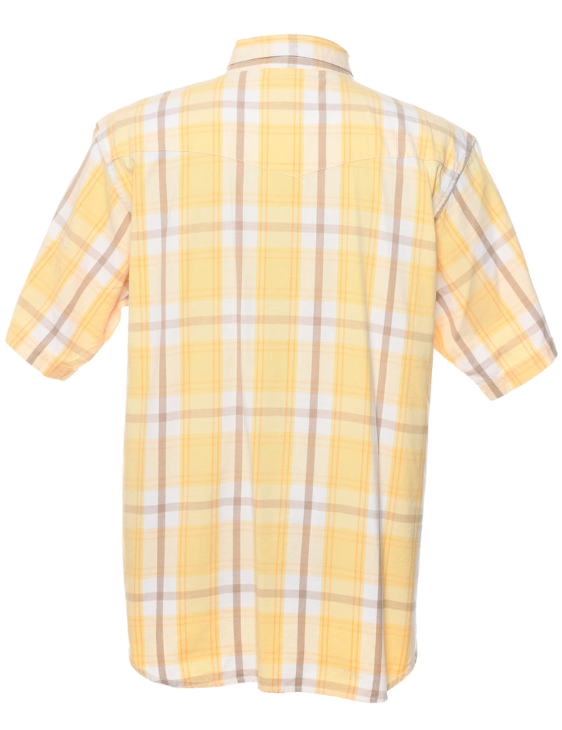 Yellow Checked Shirt - L
