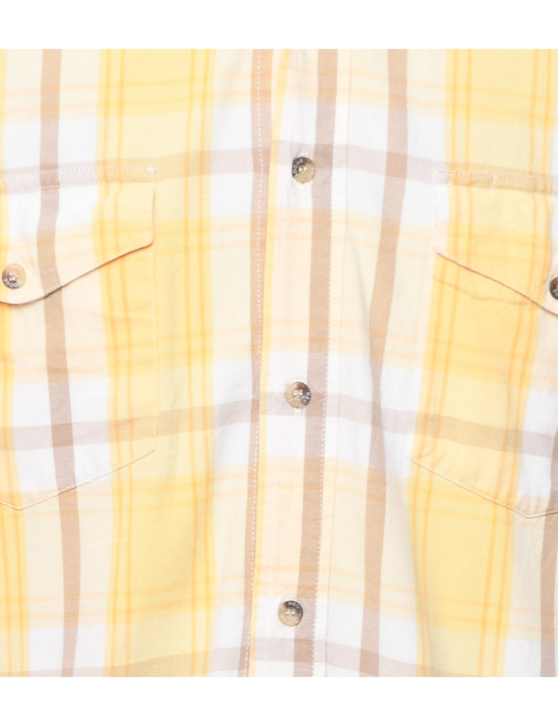 Yellow Checked Shirt - L