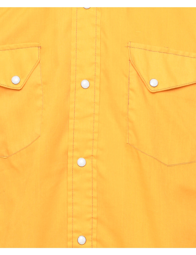 Yellow Western Shirt - M