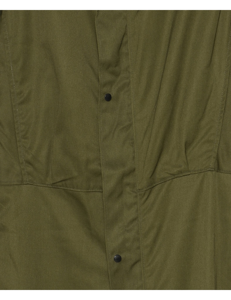 Zip Front Army Boiler Suit - L